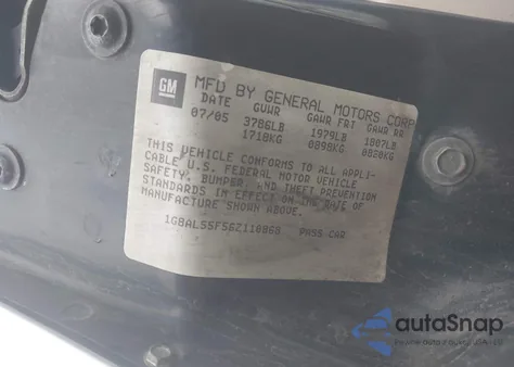 2006 Saturn Ion 3 from USA, damaged, VIN 1G8AL55F56Z110868